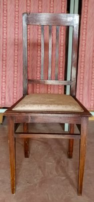 Italian Mahogany Dining Chair, 1930s-RAQ-636119