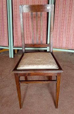 Italian Mahogany Dining Chair, 1930s-RAQ-636119