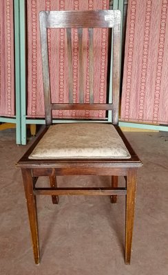 Italian Mahogany Dining Chair, 1930s-RAQ-636119