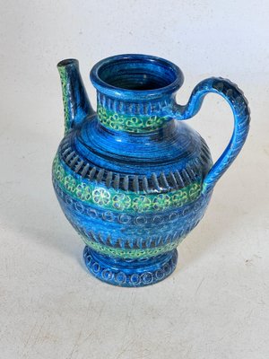 Italian Majolica Ceramic Jug attributed to Aldo Londi for Bitossi, 1960s-UR-1800658