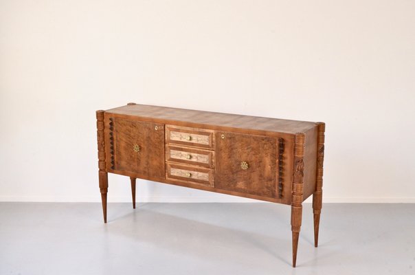 Italian Maple and Ash Sideboard attributed to Pier Luigi Colli, 1960s-DUG-2041223