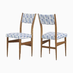 Italian Maple Side Chairs from Gio Ponti, 1950s, Set of 2-AA-903652