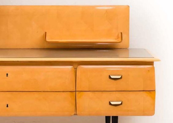 Italian Maple Wood Dressing Table, 1950s-MBH-1031981