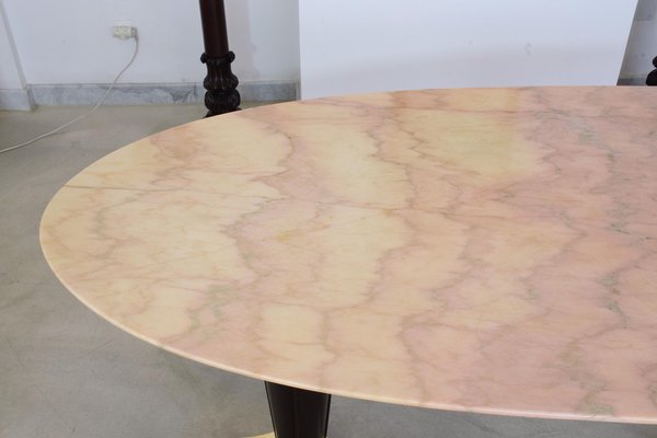 Italian Marble Dining Table, 1950s-GXL-590569