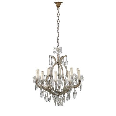 Italian Maria Theresa Style Chandelier in Glass-VMM-1325331