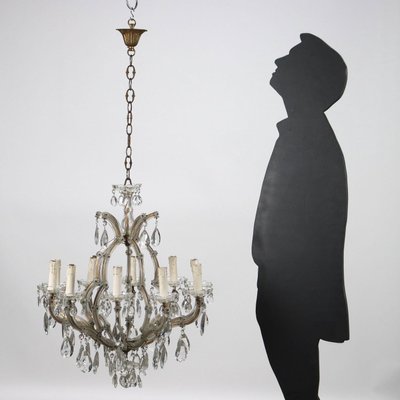 Italian Maria Theresa Style Chandelier in Glass-VMM-1325331