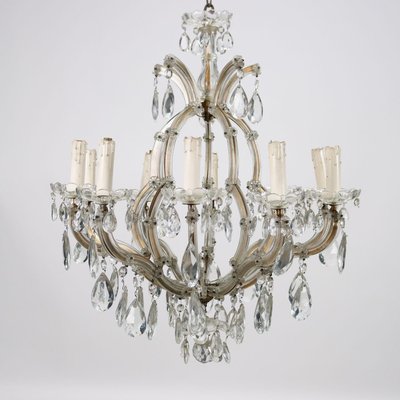 Italian Maria Theresa Style Chandelier in Glass-VMM-1325331