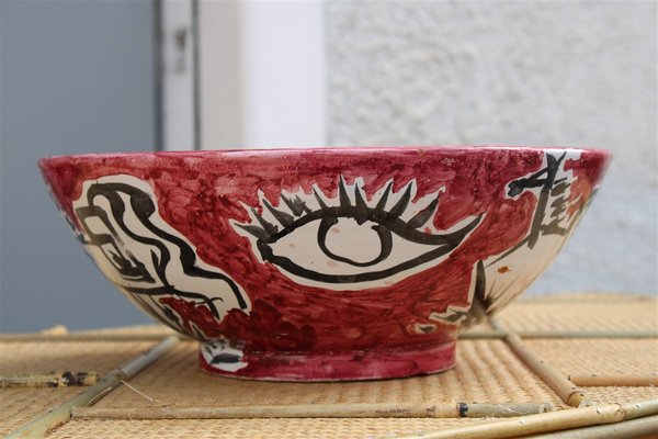 Italian Marine Ceramic Bowl, 1960s-EH-1251765