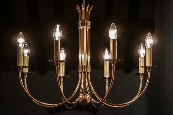 Italian Mid-Century Chandelier by Guglielmo Ulrich, 1945s-MTX-998239