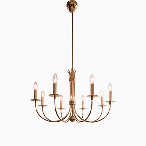 Italian Mid-Century Chandelier by Guglielmo Ulrich, 1945s-MTX-998239