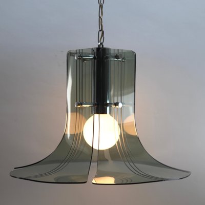 Italian Mid-Century Modern Acrylic Glass Pendant Lamp-MJY-1148910