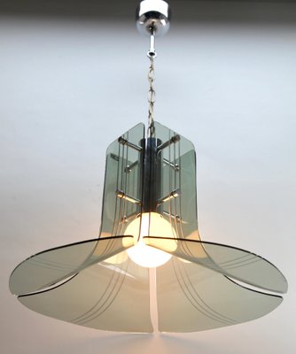 Italian Mid-Century Modern Acrylic Glass Pendant Lamp-MJY-1148910