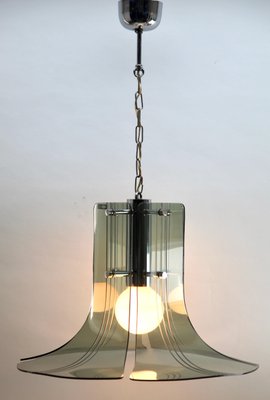 Italian Mid-Century Modern Acrylic Glass Pendant Lamp-MJY-1148910