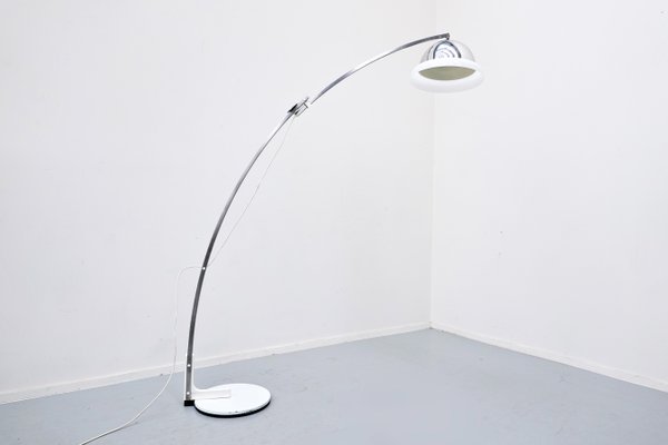 Italian Mid-Century Modern Adjustable Arc Floor Lamp by Goffredo Reggiani, 1960s-FGA-1033326