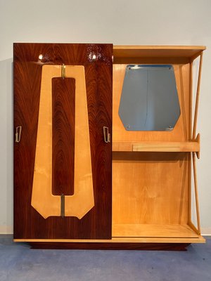 Italian Mid-Century Modern Hallway Wardrobe with Console, 1950s-MTX-1259667