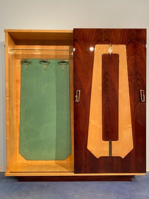 Italian Mid-Century Modern Hallway Wardrobe with Console, 1950s-MTX-1259667