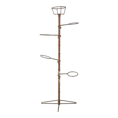 Italian Mid-Century Modern Iron Flowerpot Holder, 1960s-GDD-1823285