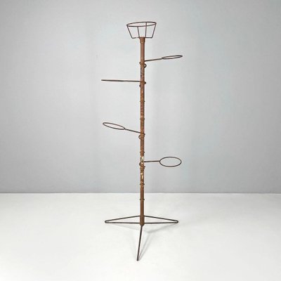 Italian Mid-Century Modern Iron Flowerpot Holder, 1960s-GDD-1823285