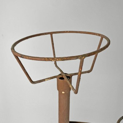 Italian Mid-Century Modern Iron Flowerpot Holder, 1960s-GDD-1823285