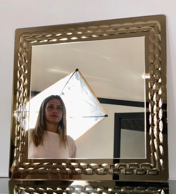 Italian Mid-Century Modern Italian Wall Mirror by Antonio Lupi for Cristal Luxor, 1960s-LYQ-1171603