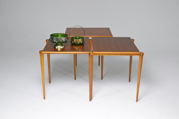 Italian Mid-Century Side Tables, 1960s, Set of 3-GXL-860051