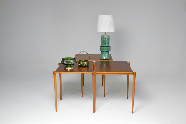 Italian Mid-Century Side Tables, 1960s, Set of 3-GXL-860051