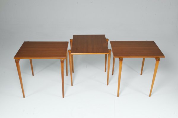 Italian Mid-Century Side Tables, 1960s, Set of 3-GXL-860051