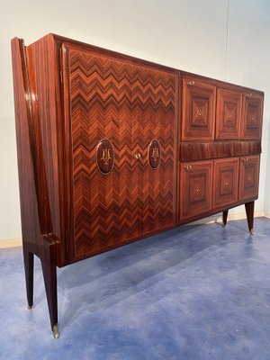 Italian Mid-Century Tall Sideboad in Walnut by Vittorio Dassi, 1950s-MTX-1339071