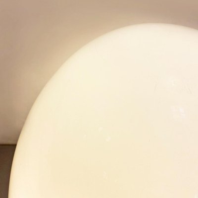 Italian Milk Glass Egg Floor Lamp, 1980s-GDD-1313674