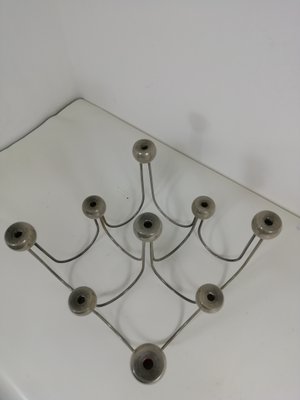 Italian Minimalist Chrome-Plated Steel Candleholder-HNE-1314723