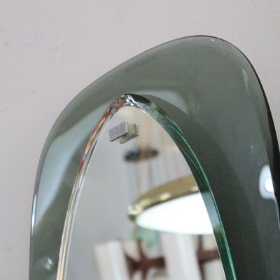 Italian Mirror in Curved Glass, 1960s-SBG-2021805