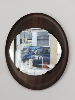 Italian Mirror with Wooden Frame, 1960s-CC-1588052