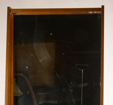 Italian Mirror with Wooden Frame, 1970s-RAQ-1058260