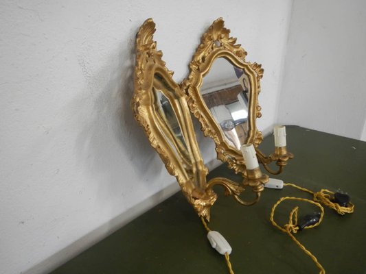 Italian Mirrors, 1920s, Set of 2-WWQ-568760