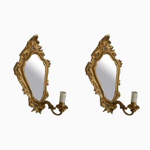 Italian Mirrors, 1920s, Set of 2-WWQ-568760