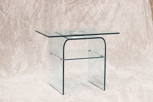 Italian Mobile Table in Crystal from Fiam, 1983-PTH-1444752