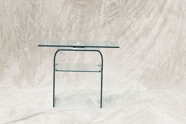 Italian Mobile Table in Crystal from Fiam, 1983-PTH-1444752