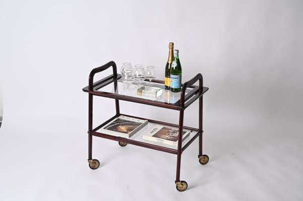 Italian Mod. 201 Serving Bar Cart, 1950s-JDR-1806611