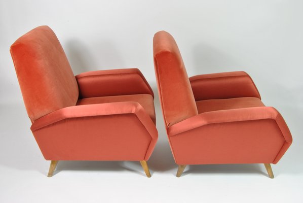 Italian Mod. 803 Armchairs by Gio Ponti for Cassina, 1954, Set of 2-WFB-1291809