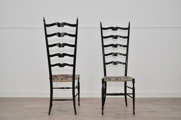 Italian Model Chiavari Dining Chairs, 1960s, Set of 2-KNM-554195