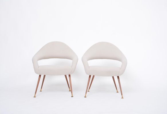 Italian Model DU 55 P Armchairs by Gastone Rinaldi from Rima, 1960s, Set of 2-FN-1520411