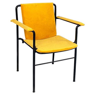 Italian Moder Movie Chair Mario in Steel and Fabric by Marenco for Poltrona Frau, 1970s-GDD-1324656