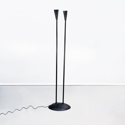 Italian Modern Black Metal Floor Lamp, 1990s-GDD-1394551