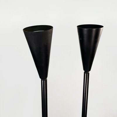 Italian Modern Black Metal Floor Lamp, 1990s-GDD-1394551