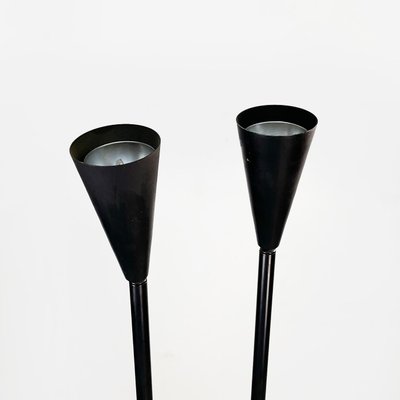 Italian Modern Black Metal Floor Lamp, 1990s-GDD-1394551