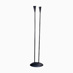 Italian Modern Black Metal Floor Lamp, 1990s-GDD-1394551