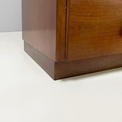 Italian Modern Chest of Drawers in Wood with Spherical Handle, 1980s-GDD-1818119