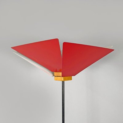 Italian Modern Floor Lamp in Red Metal, 1970s-GDD-2027435