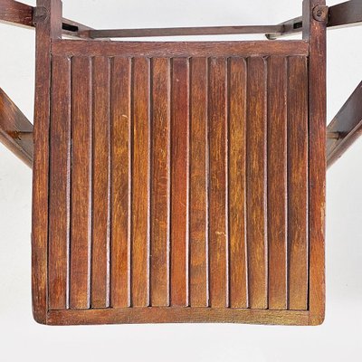 Italian Modern Folding Chairs in Teak, 1960s, Set of 3-GDD-1779813