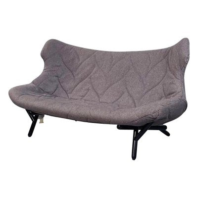 Italian Modern Foliage Sofa in Grey Fabric and Black Iron from Kartell, 2000s-GDD-1281042